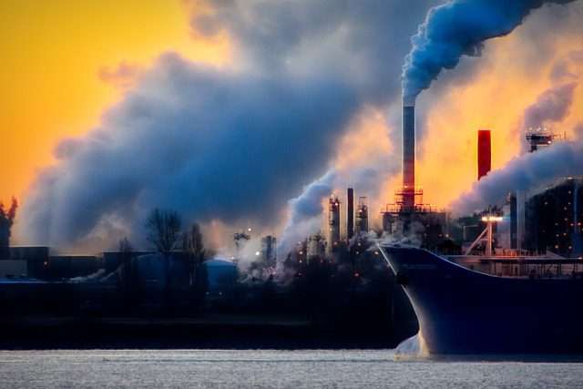 photo of pollution coming from industrial plant
