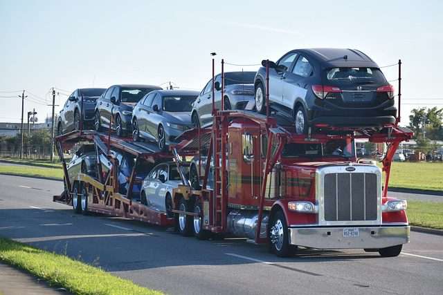 photo of a car shipping company carrier