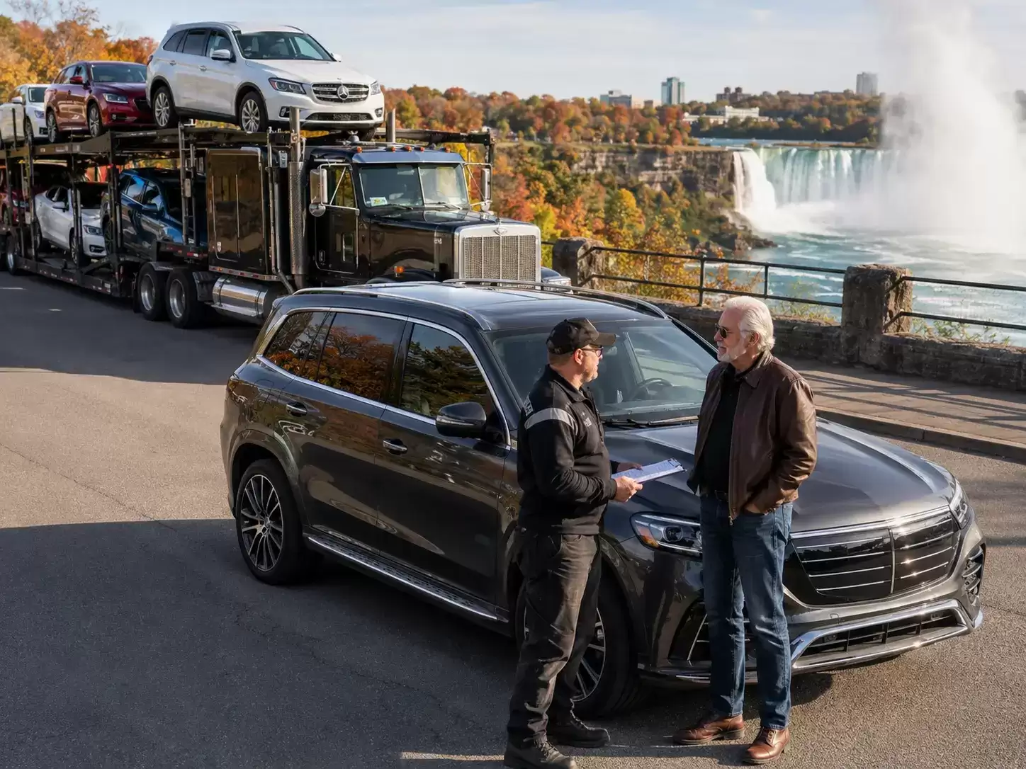 New York Vehicle Transporter delivering to 70 something snowbird