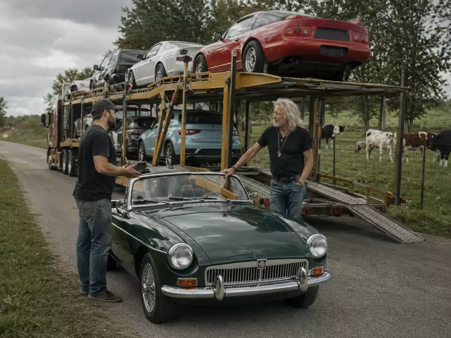 Ohio Auto Transporter delivering to 70 something snowbird