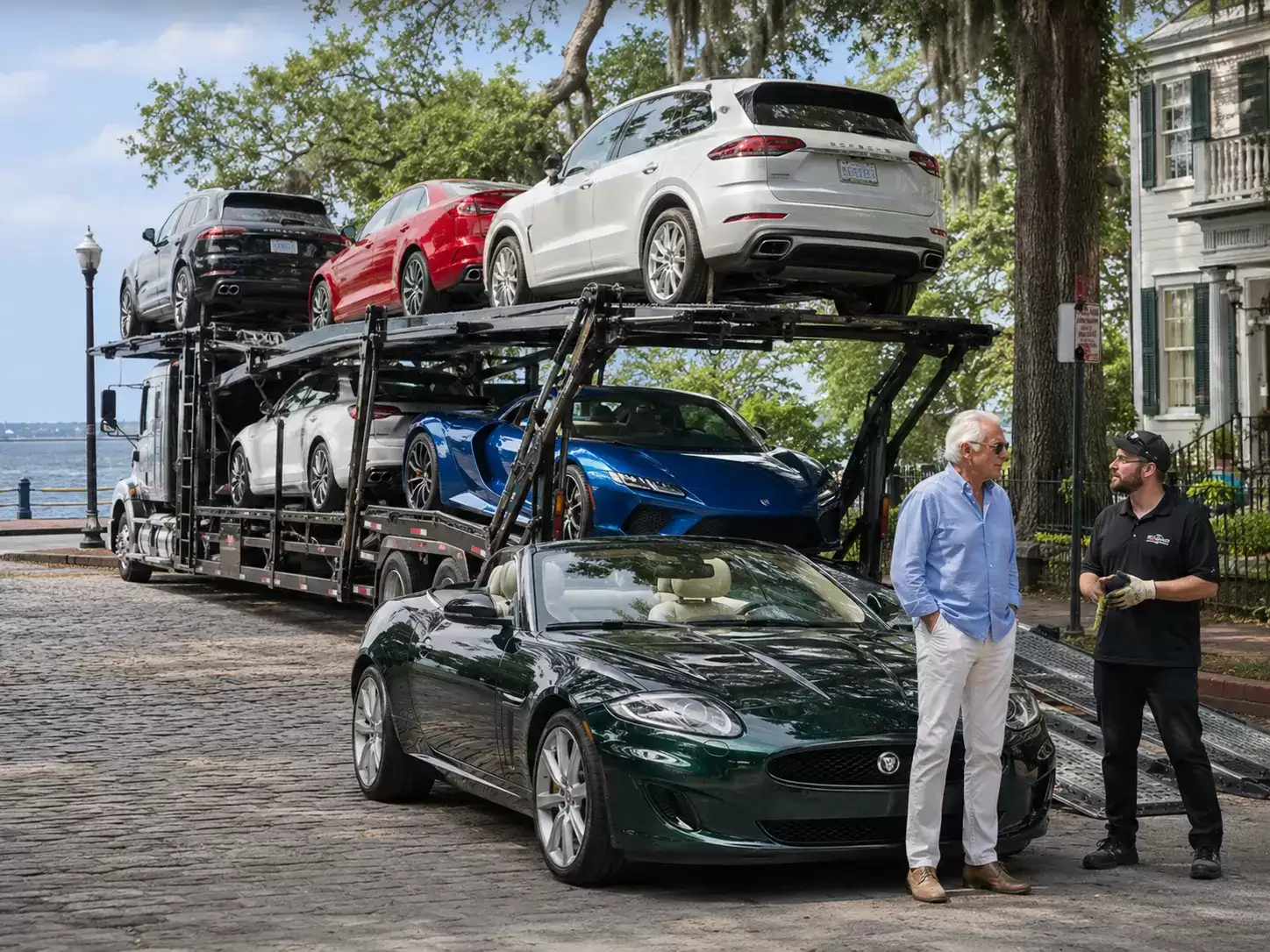 Georgia Vehicle Transporter delivering to 70 something snowbird