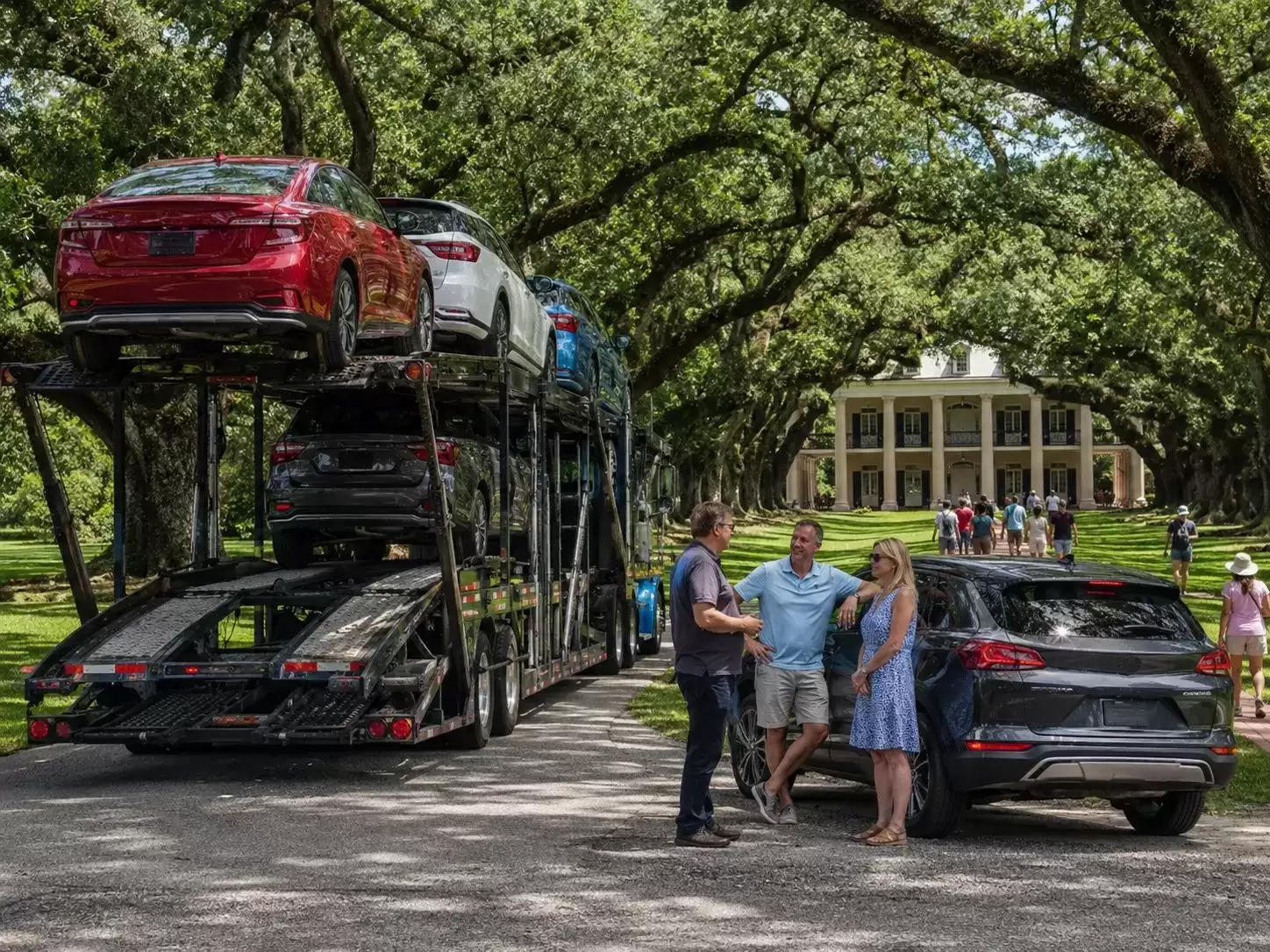 Louisiana car transport carrier meeting 40 something customer