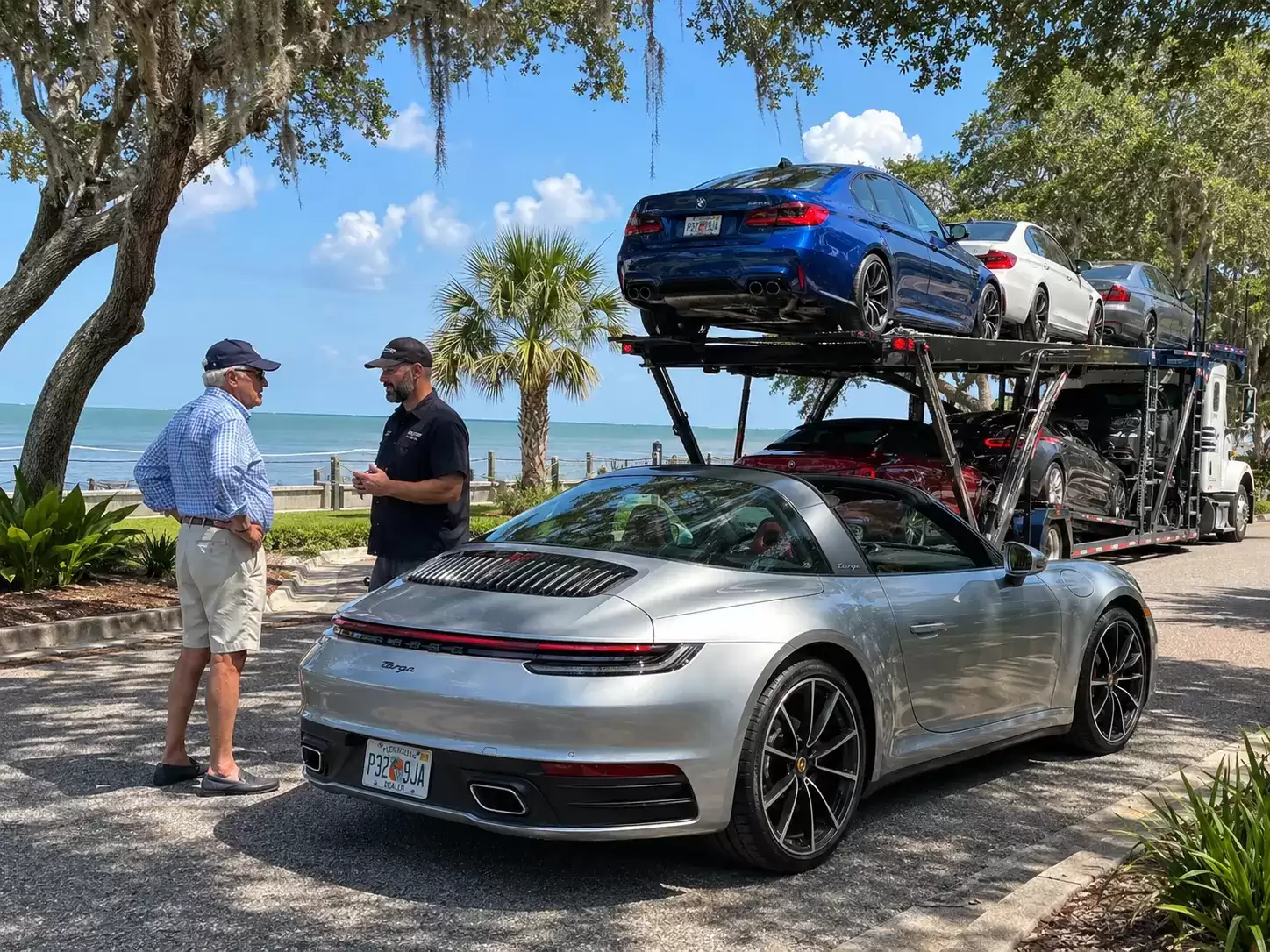 North Carolina Vehicle Transporter delivering to 70 something snowbird