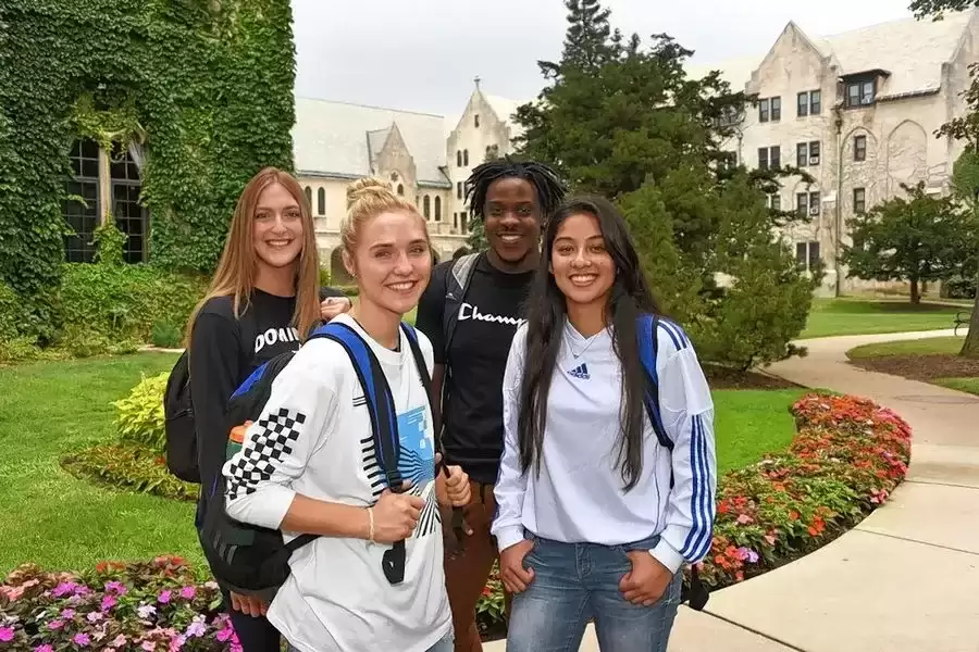 College students preparing to ship a car to a Michigan university