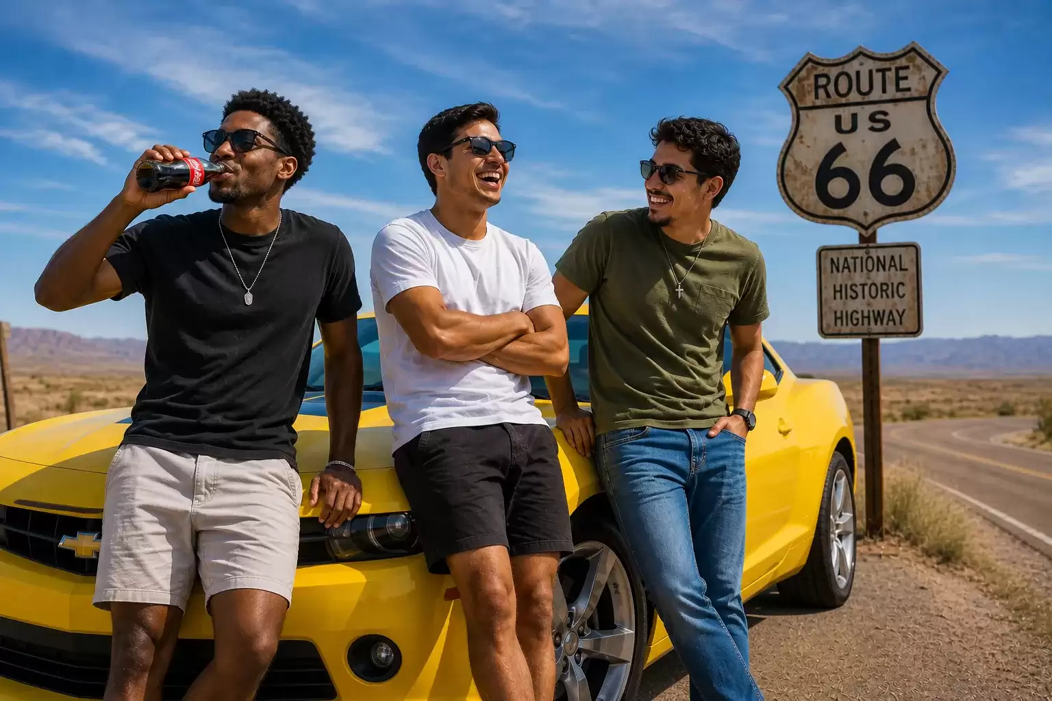 Friends loading up for a Michigan road trip — or shipping their car instead