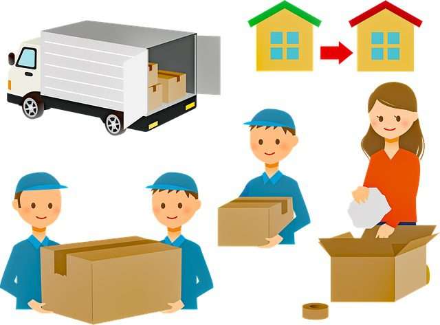 image of movers before shipping a car