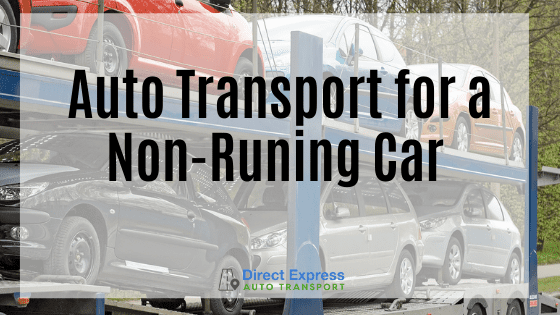 Blog Tips for Shipping Non Running Car