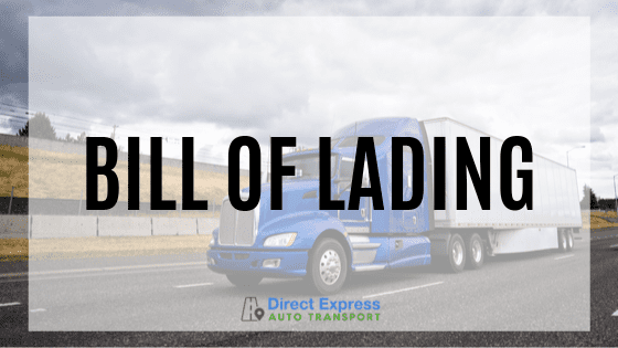 Bill Of Lading